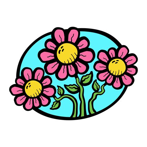 cartoonhd flora & ulysses|Cartoon Flower Vector Art, Icons, and Graphics for .